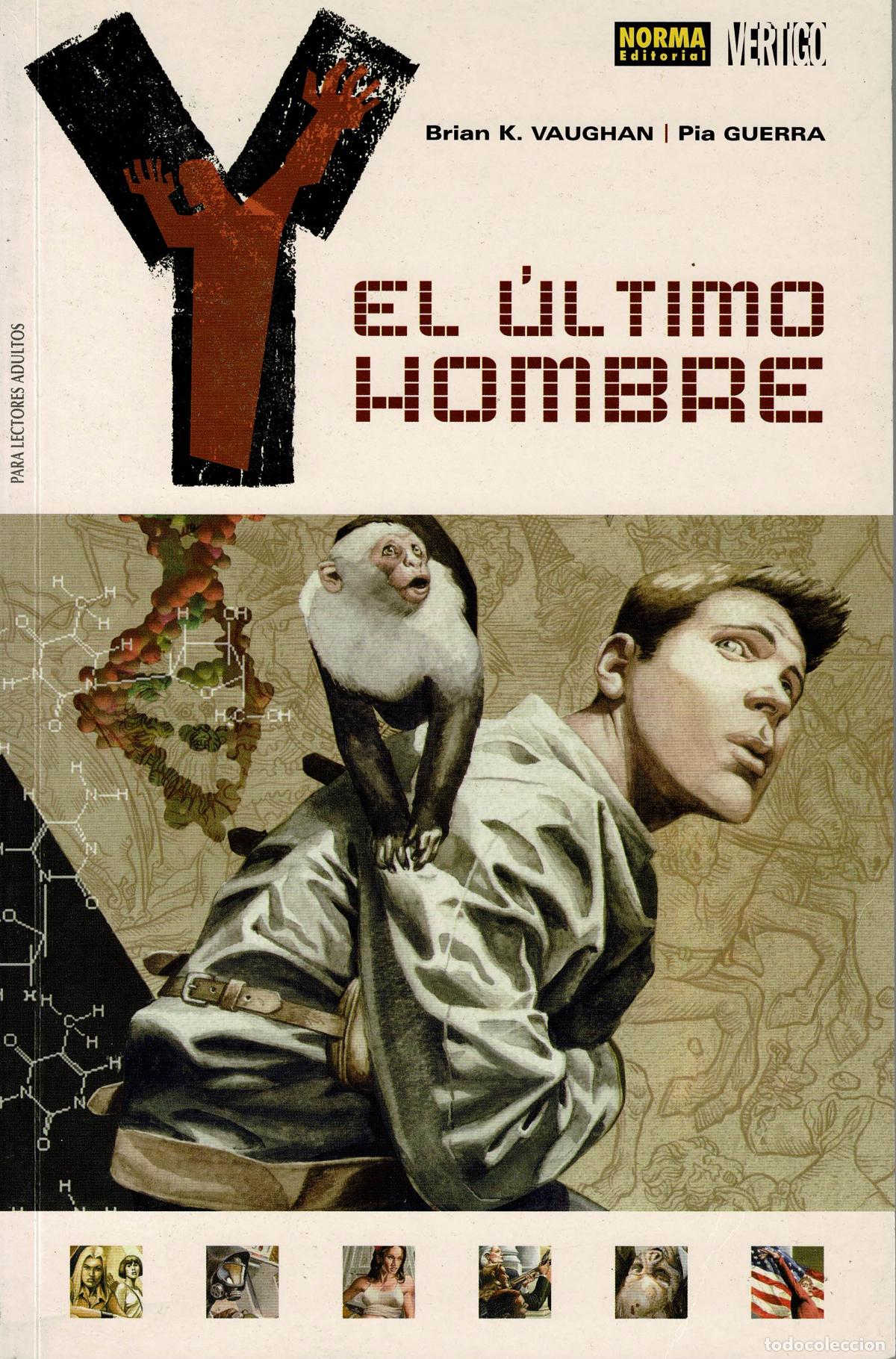 C&oacute;mics: El ultimo hombre. coleccion Vertigo. Norma editorial