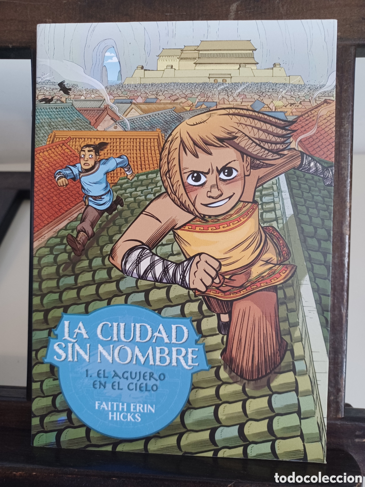 C&oacute;mics: La ciudad sin nombre 1 El agujero en el cielo/ Faith Erin Hicks/ Astiberri/ NUEVO A ESTRENAR