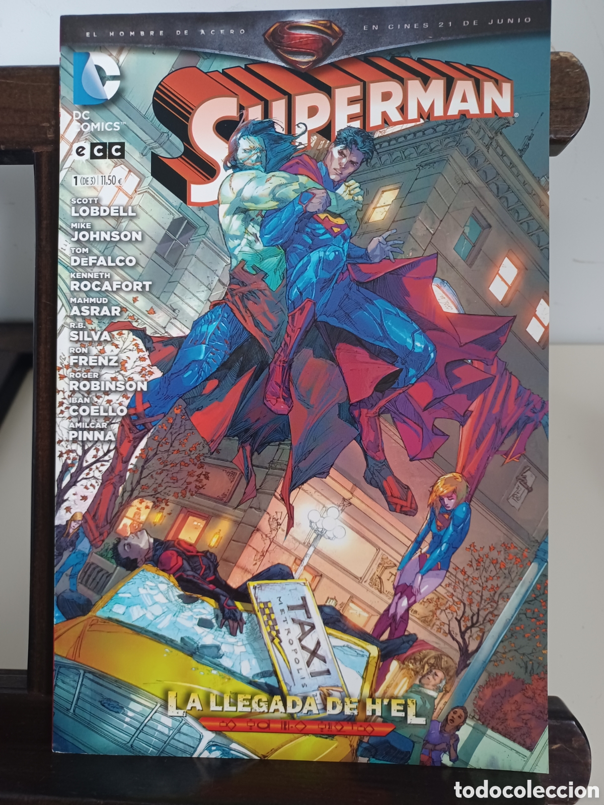 C&oacute;mics: Superman 1 de 3/ La llegada de HEl/ DC ECC/ NUEVO A ESTRENAR - Foto 1
