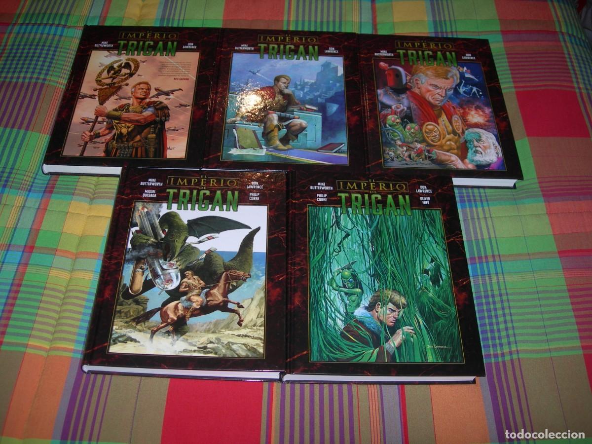 C&oacute;mics: EL IMPERIO DE TRIGAN / M. BUTTERWORTH - D. LAWRENCE / 5 TOMOS / COMIC DOLMEN / COMPLETO