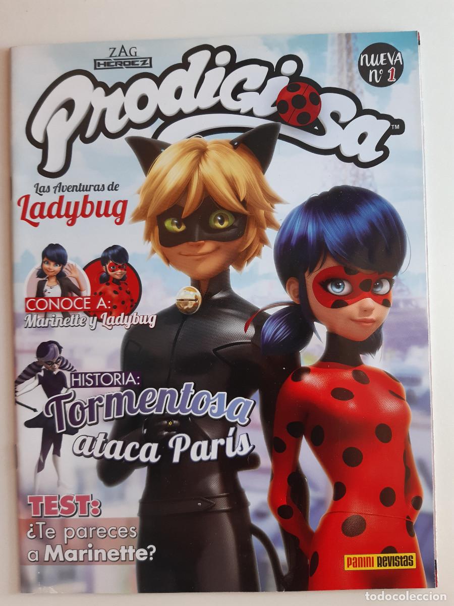 C&oacute;mics: LAS AVENTURAS DE LADYBUG PRODIGIOSA 1 TORMENTOSA ATACA PARIS PANINI 2016