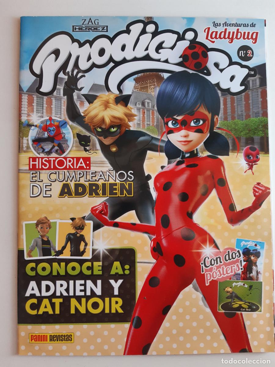 C&oacute;mics: LAS AVENTURAS DE LADYBUG PRODIGIOSA 2 EL CUMPLEA&Ntilde;OS DE ADRIEN PANINI 2016 - Foto 1
