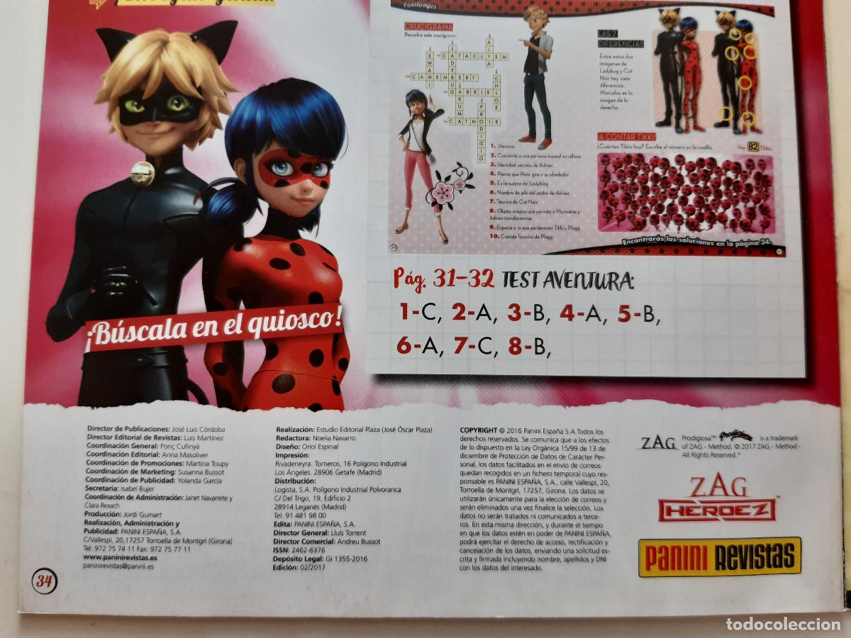 C&oacute;mics: LAS AVENTURAS DE LADYBUG PRODIGIOSA 2 EL CUMPLEA&Ntilde;OS DE ADRIEN PANINI 2016 - Foto 4