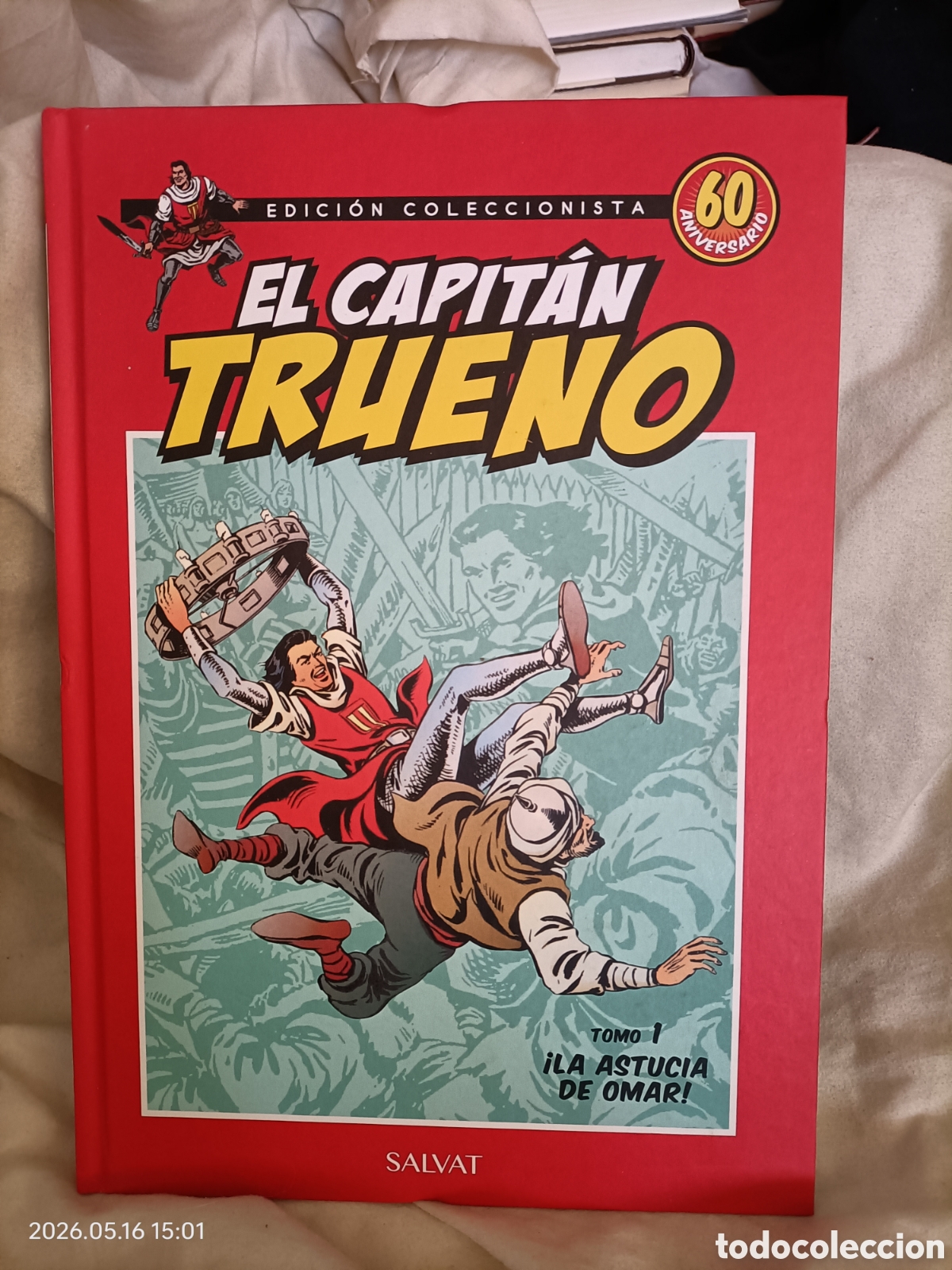 C&oacute;mics: EL CAPITAN TRUENO. EDICION COLECCIONISTA 60 ANIVERSARIO. TOMO 1. LA ASTUCIA DE OMAR. SALVAT 2017