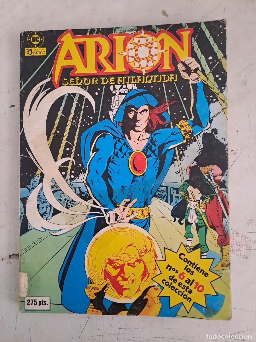 C&oacute;mics: Arion retapado del 6 al 10, Zinco en buen estado Bolsa DA