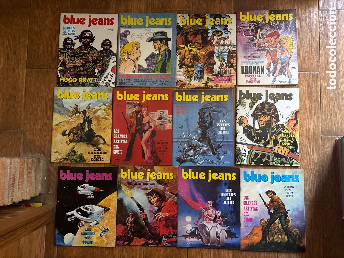 C&oacute;mics: BLUE JEANS - DEL N&ordm; 1 AL 28 - COLECCI&Oacute;N COMPLETA EDITORIAL NUEVA FRONTERA