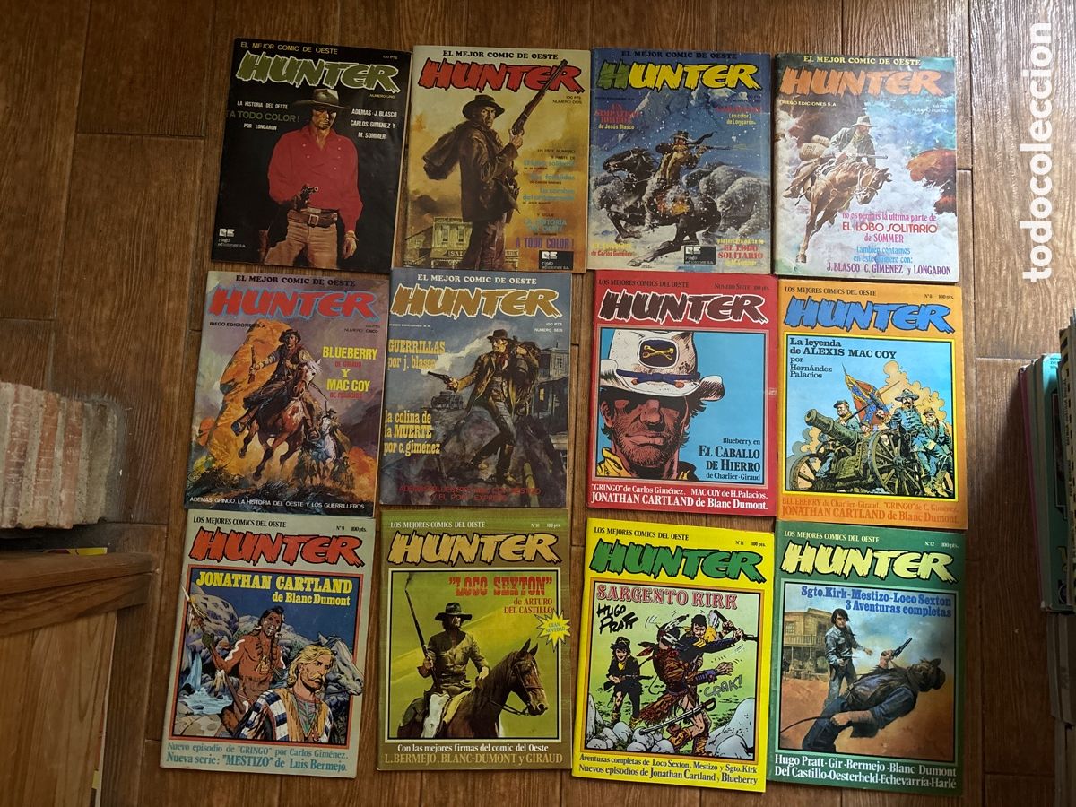 C&oacute;mics: HUNTER - COLECCION COMPLETA RIEGO EDICIONES 12 NUMEROS
