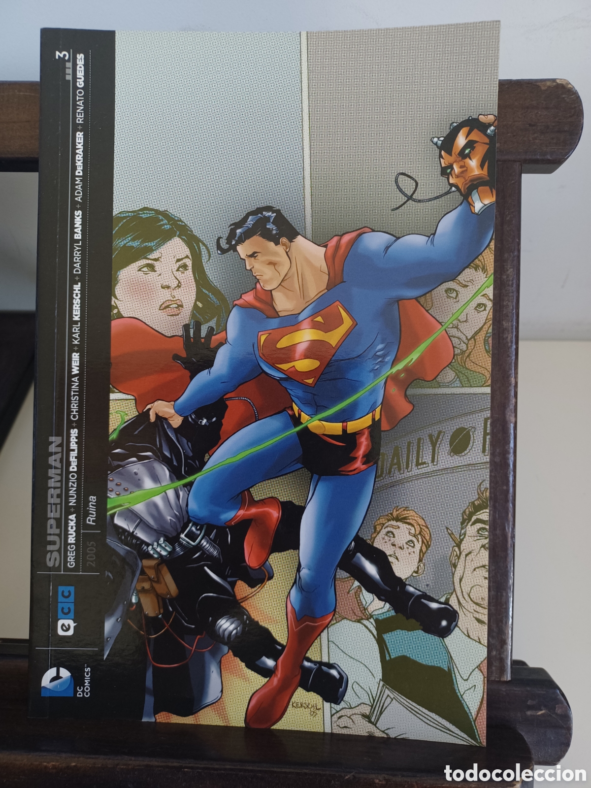 C&oacute;mics: Superman 3 Ruina/ Greg Rucka/ DC ECC/ Descatalogado/ Excelente estado
