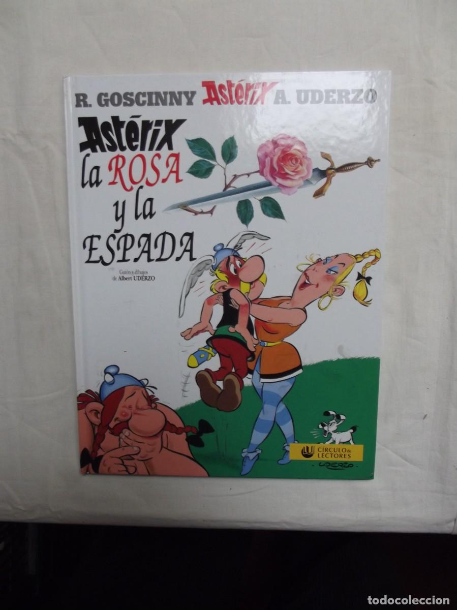 C&oacute;mics: ASTERIX LA ROSA Y LA ESPADA / R. GOSCINNY - A. UDERZO ( CIRCULO DE LECTORES ) - Foto 1
