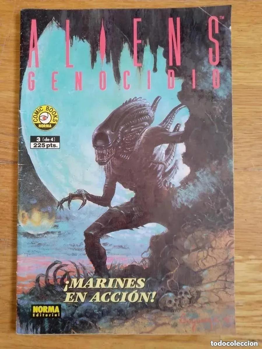 C&oacute;mics: ALIENS GENOCIDIO. NUM 3. COMIC BOOKS. NORMA EDITORIAL