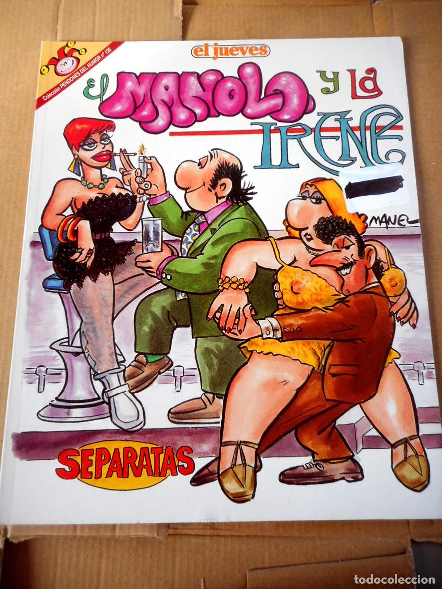 C&oacute;mics: PENDONES DEL HUMOR N&ordm;125 EL MANOLO Y LA IRENE- SEPARATAS (EL JUEVES-ENERO 1996) MANEL