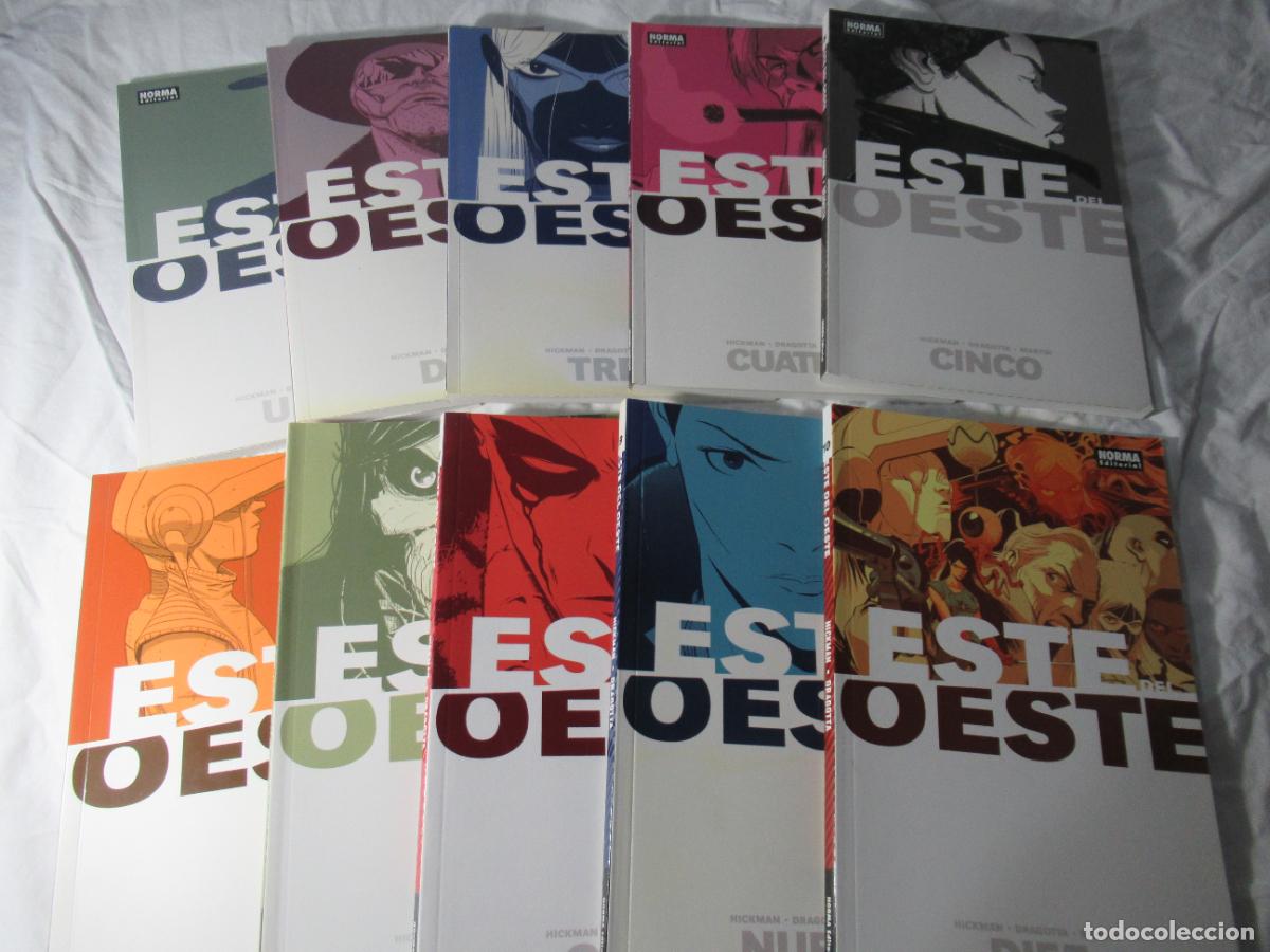 C&oacute;mics: ESTE DEL OESTE - HICKMAN / DRAGOTTA - TOMOS 1 AL 10 COLECCI&Oacute;N COMPLETA NORMA - Foto 3