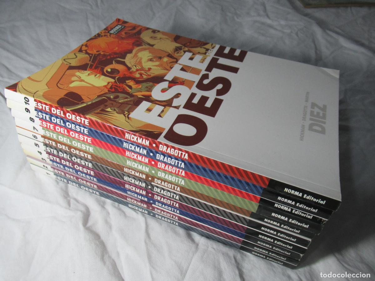 Comics : ESTE DEL OESTE - HICKMAN / DRAGOTTA - TOMOS 1 AL 10 COLECCI&Oacute;N COMPLETA NORMA