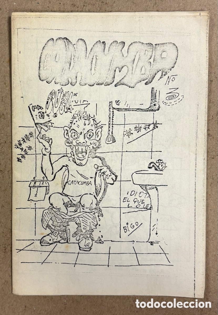 C&oacute;mics: CATACUMBA N&deg; 3 (MADRID 1975). HIST&Oacute;RICO FANZINE ORIGINAL: PRIMEROS FANZINES RASTRO DE MADRID