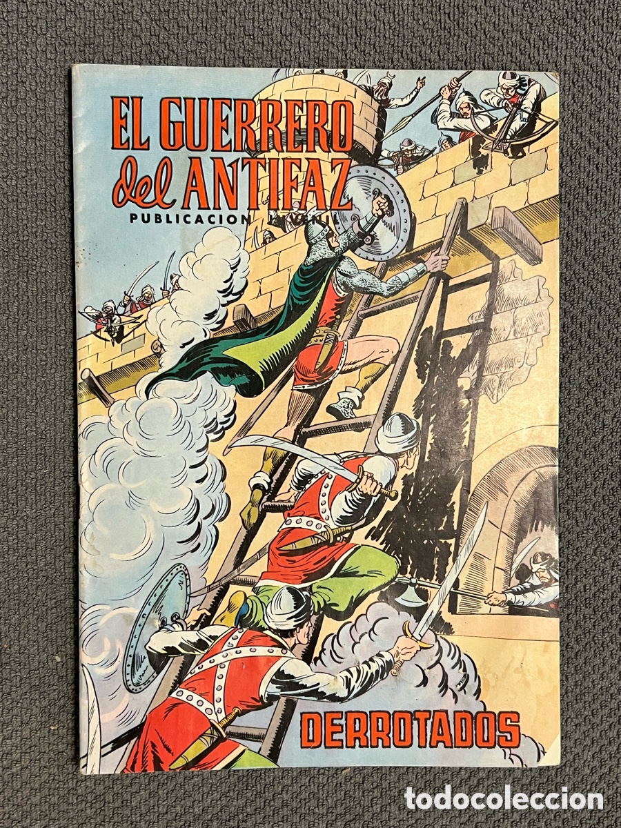 C&oacute;mics: El Guerrero del Antifaz.. Derrotados. Publicaci&oacute;n Juvenil.. color, numero 137