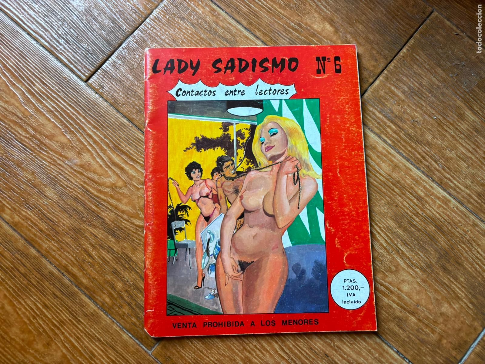 C&oacute;mics: LADY SADISMO N&ordm; 6 BDSM SOLO ADULTOS B/N COMIC. EDICIONES J.TOR