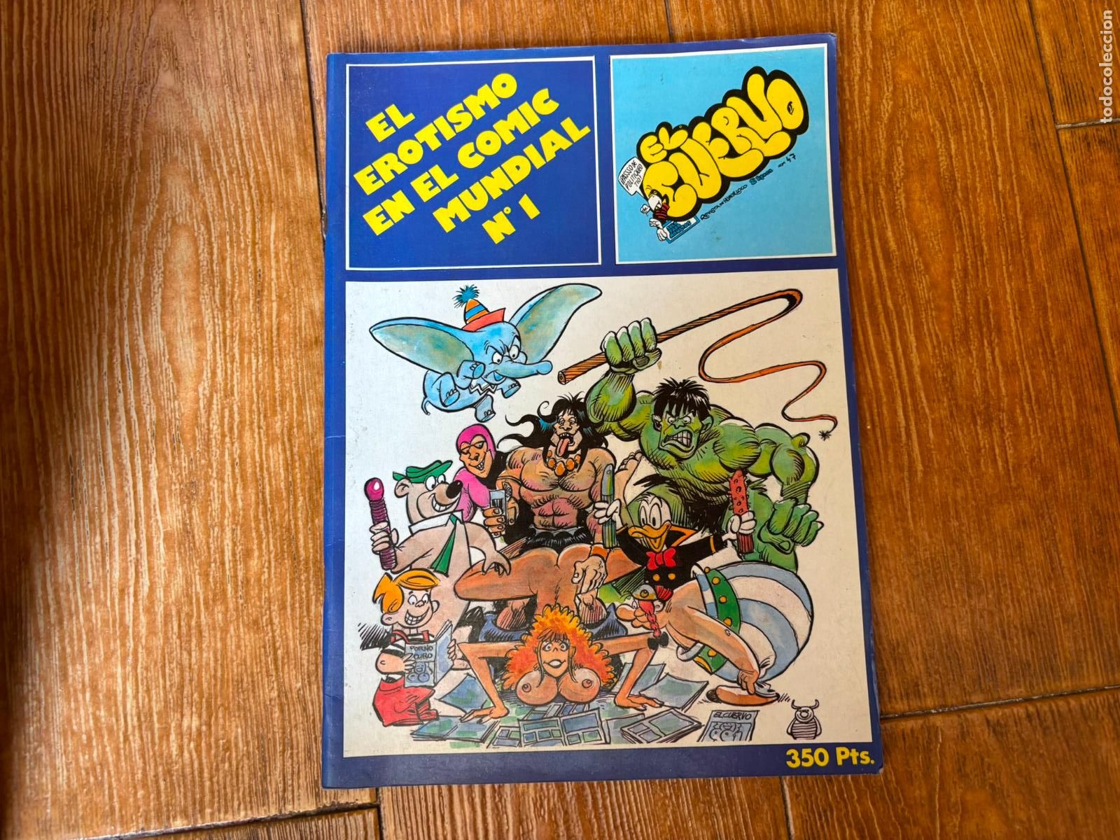 C&oacute;mics: Erotismo en el comic mundial el cuervo n&uacute;mero 1 a&ntilde;o 1980