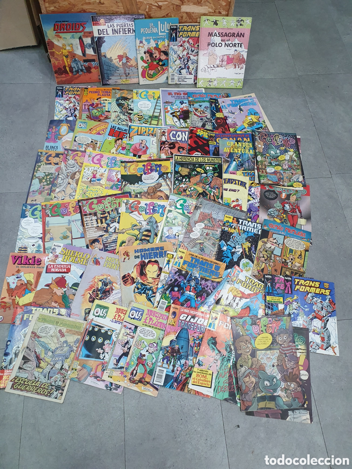 Comics: SALIDA 0.01&euro;. Lote de c&oacute;mics variados. (L41)