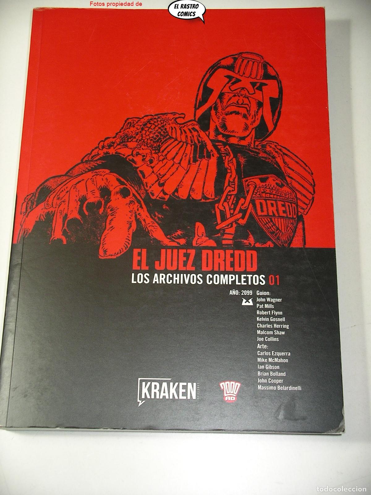 C&oacute;mics: El Juez Dredd, Los archivos completos 01, ed. Kraken 2014, (integral 1) (D)
