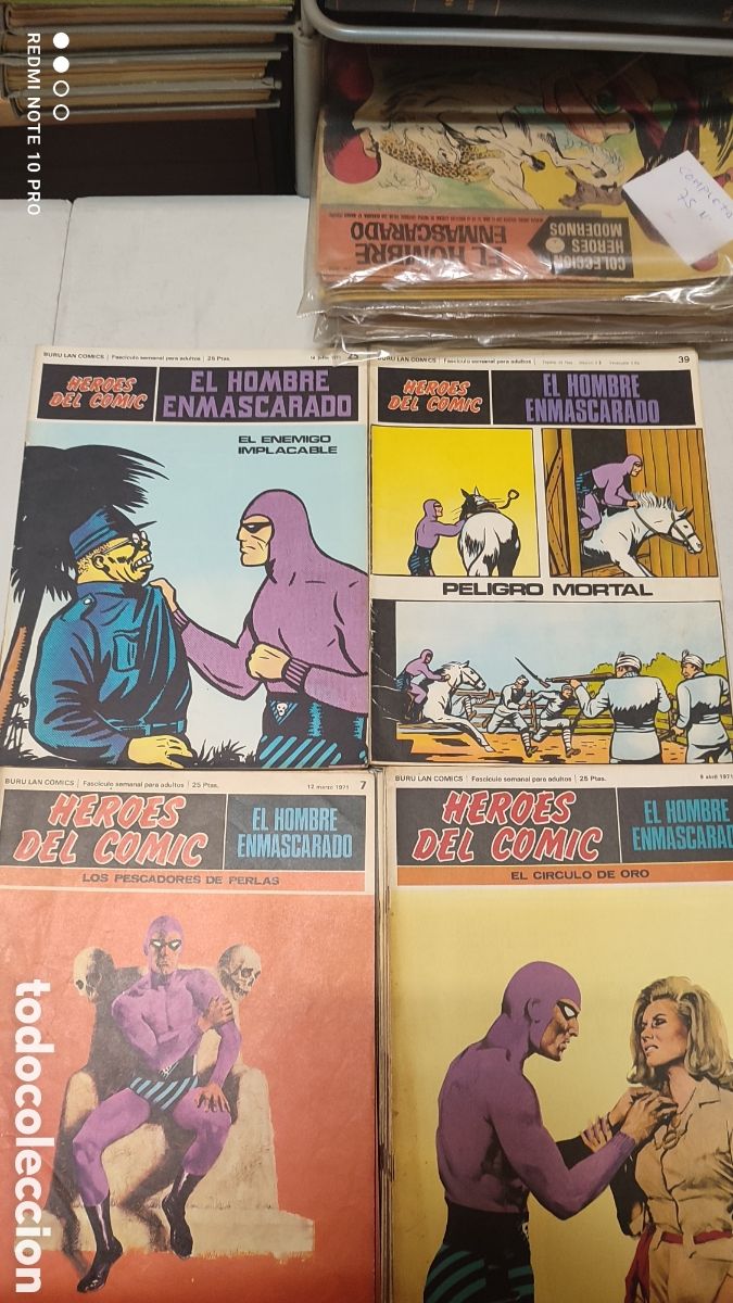 Comics: LOTE DEL HOMBRE ENMASCARADO HEROES DEL COMIC DE BURULAN