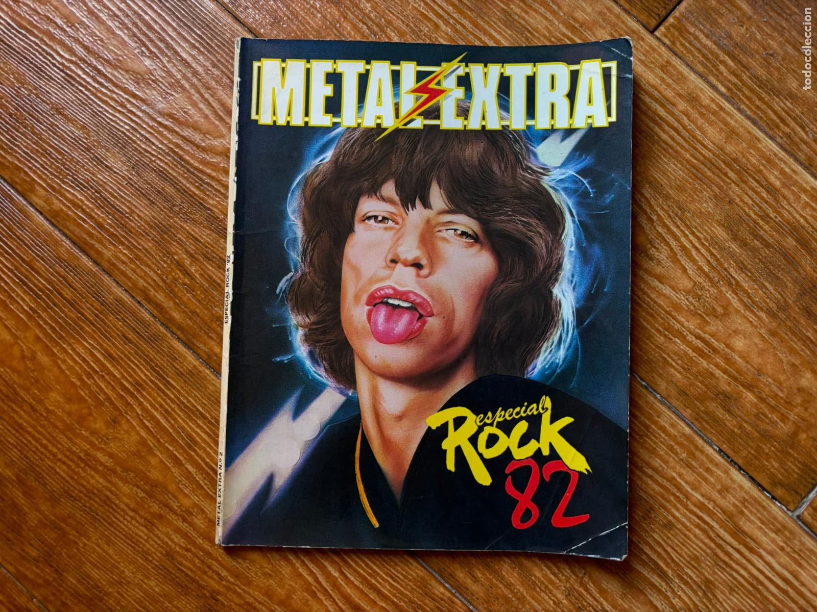C&oacute;mics: METAL EXTRA N&ordm; 2 ESPECIAL ROCK 82 MICK JAGGER THE ROLLING STONES. EUROCOMIC 1982