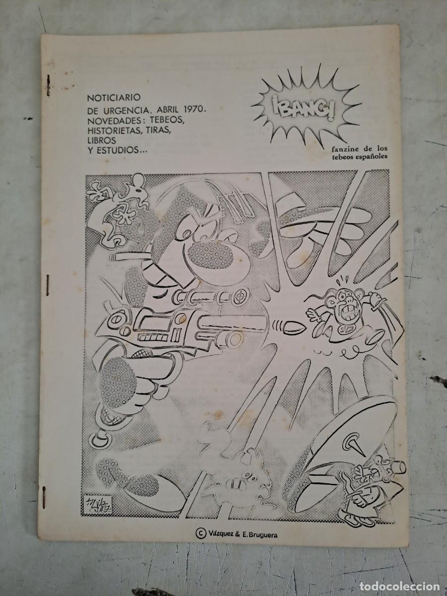 C&oacute;mics: Bang, noticiario de urgencia Abril 1970 Bolsa DA