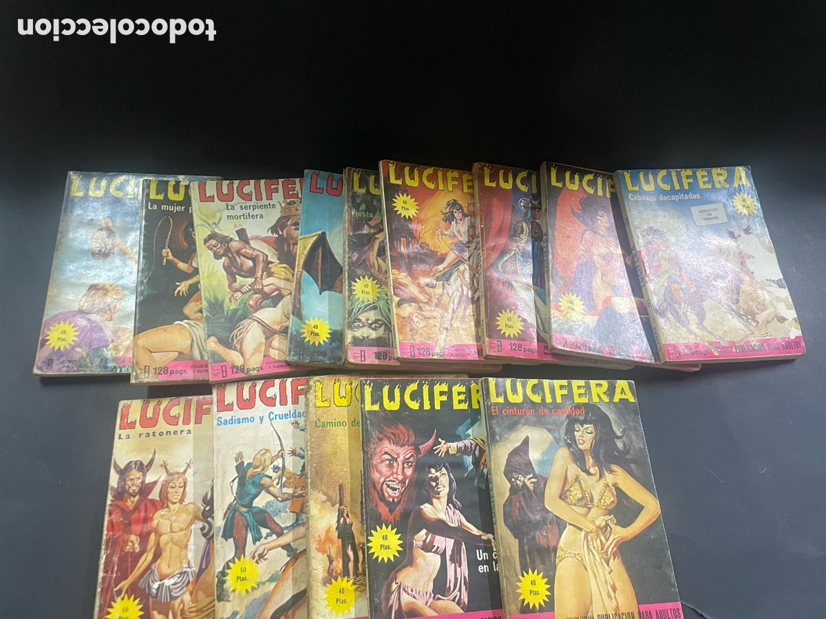 C&oacute;mics: Luc&iacute;fera Lote 14,ejemplares