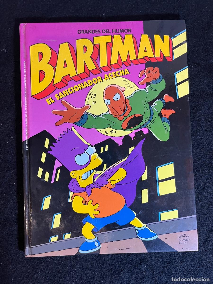C&oacute;mics: C&oacute;mic Bartman El Sancionador Acecha Simpsons 1997 Grandes del Humor Vintage