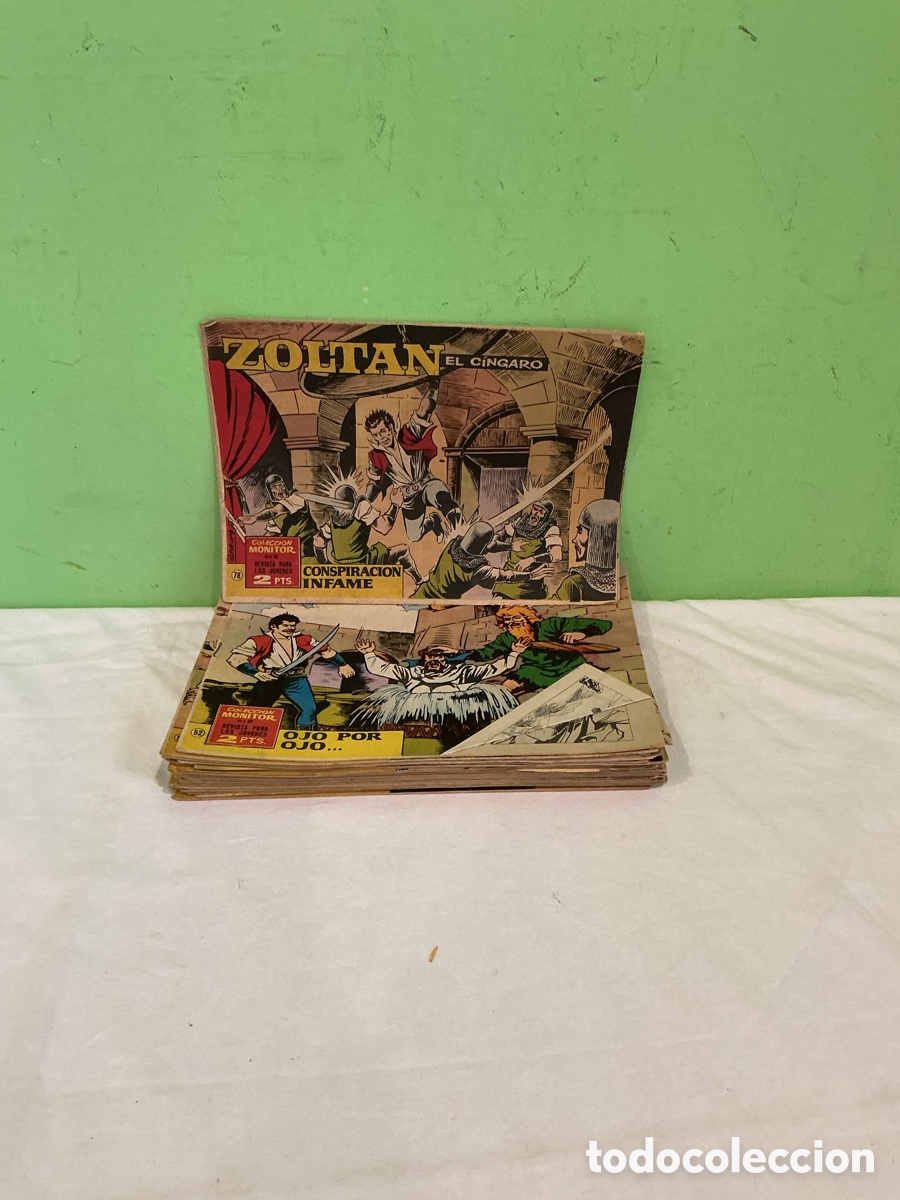 C&oacute;mics: Lote 39 ejemplares Zoltan El C&iacute;ngaro Colecci&oacute;n Monitor Primera Edici&oacute;n Original 1963 Vintage