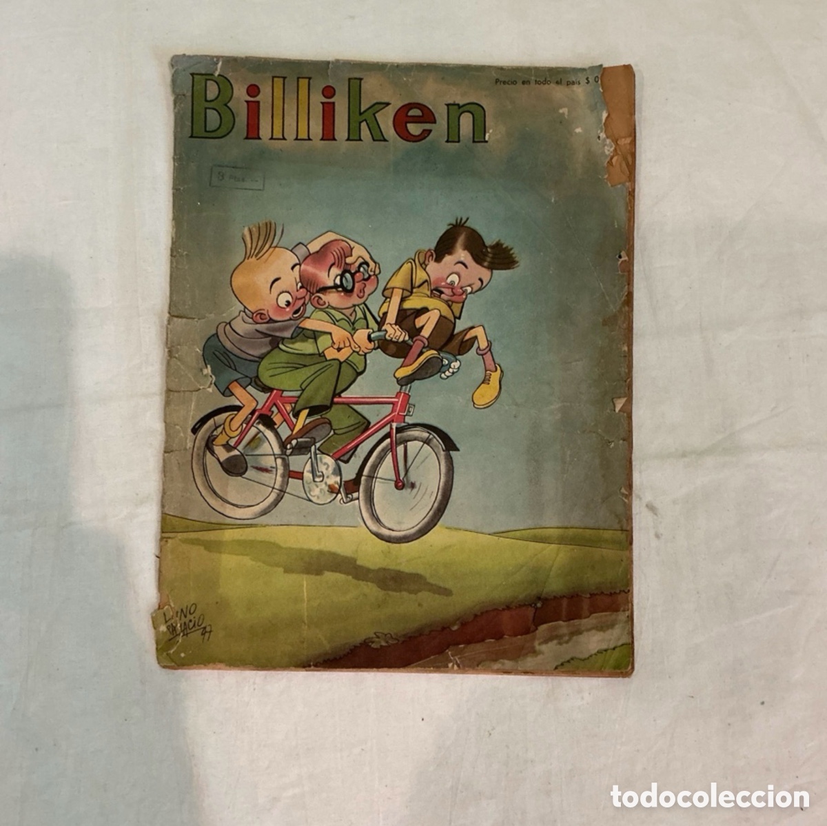 Comics : Antiguo c&oacute;mic Billiken Vintage Historieta Infantil Cl&aacute;sica Ilustraci&oacute;n Retro