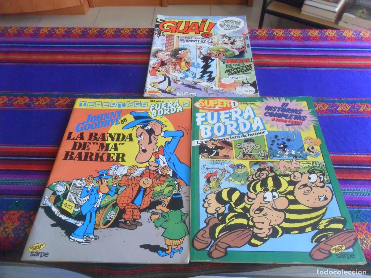 C&oacute;mics: SUPER FUERA BORDA 1 Y TEBEOTECA FUERA BORDA 2. SARPE 1984. REGALO GUAI! N&ordm; 146. R&Uacute;STICA. BUEN ESTADO
