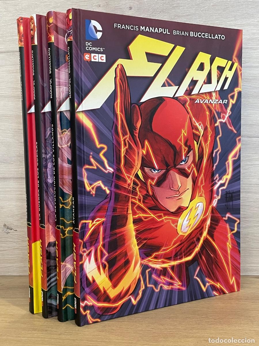 C&oacute;mics: Flash de Brian Buccellato y Francis Manapul / Completo 4 vol&uacute;menes
