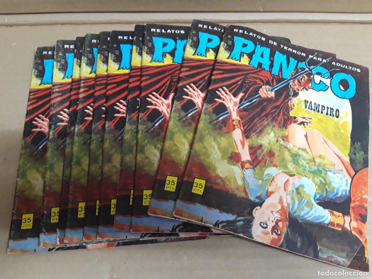 C&oacute;mics: P&Aacute;NICO. LOTE DE 10 EJEMPLARES REPETIDOS - Foto 1
