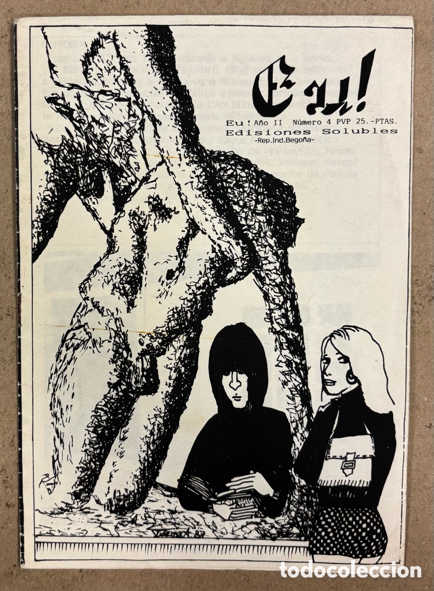 Comics: EU! N&deg; 4 (BILBAO 1986). HIST&Oacute;RICO FANZINE ORIGINAL: HISTORIETAS. INCLUYE PEGATINA.