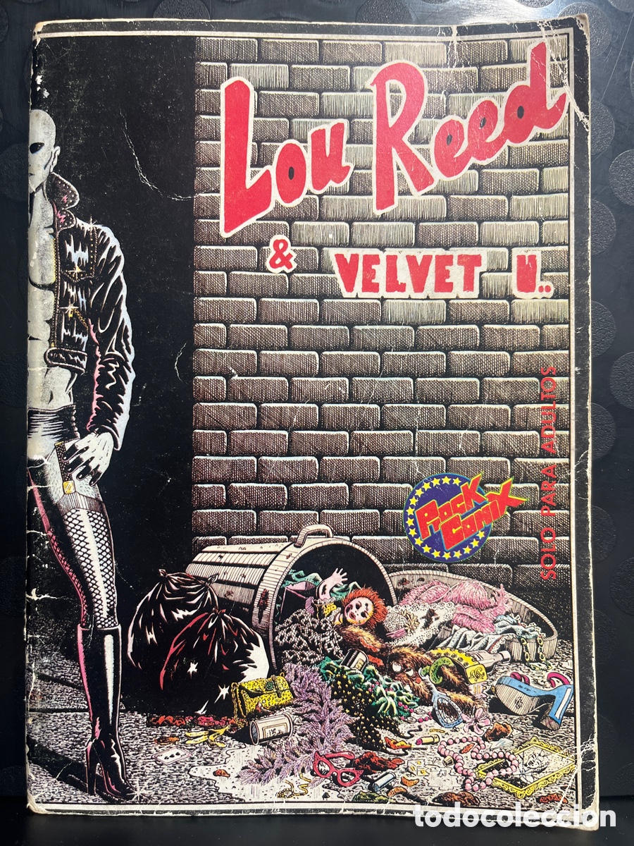 C&oacute;mics: ROCK COMIX N.4 LOU REED & VELVET UNDERGROUND PORTADA X NAZARIO Ed LUIS ZANOLETTY ( 1976/1977 )