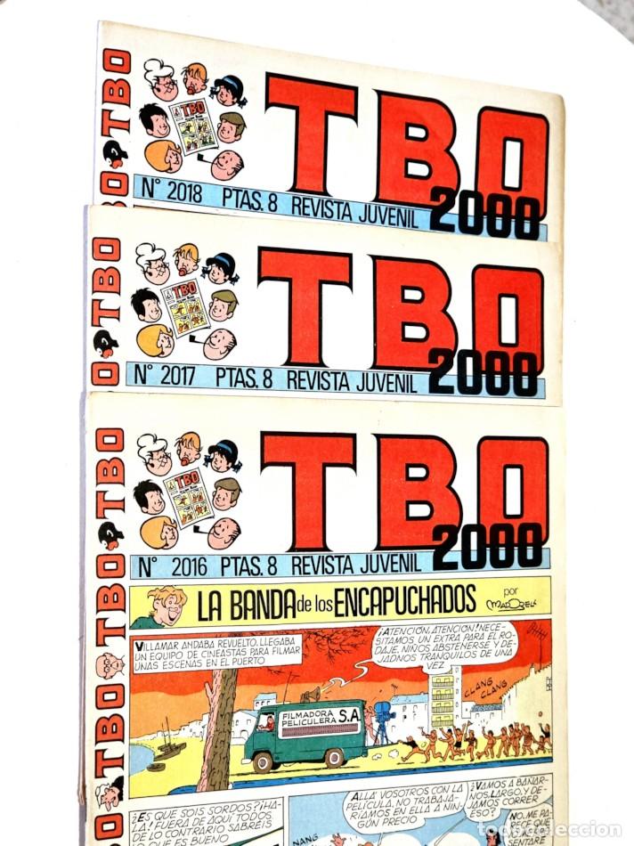 C&oacute;mics: Pack 3 TBO. Revista Juvenil 2000 La banda de los Encapuchados. El pirata Barbaverde. La odisea de un