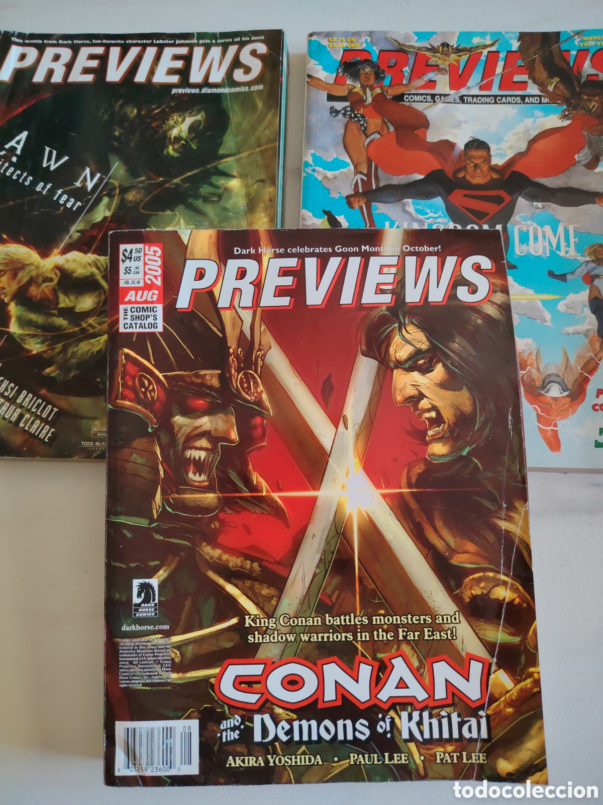 Comics : 3 Tomos Revista comics Previews entre 500 y 300 paginas y 1 revista de regalo,