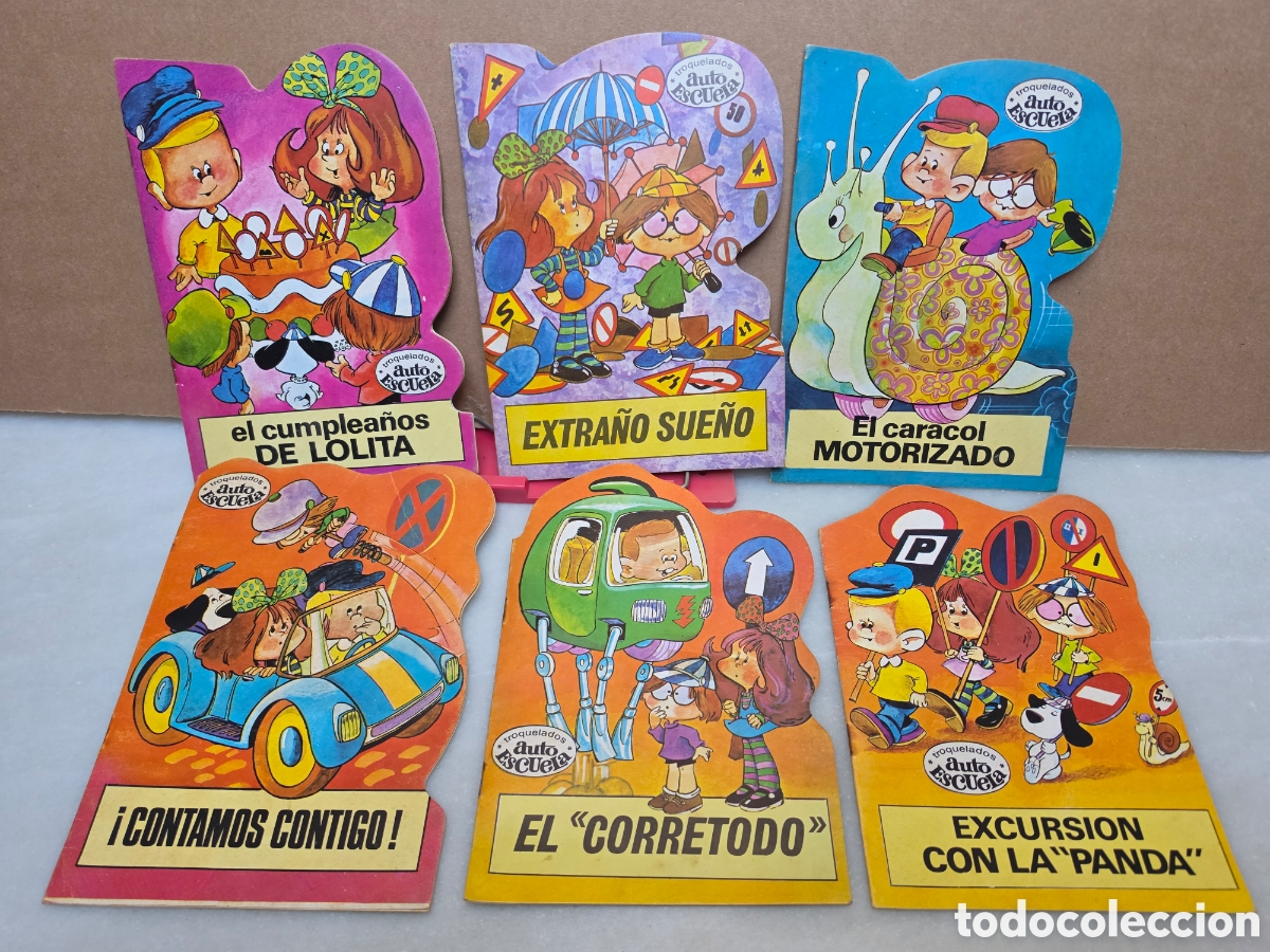 C&oacute;mics: CUENTOS TROQUELADOS AUTO ESCUELA. BRUGUERA A&Ntilde;O 1971