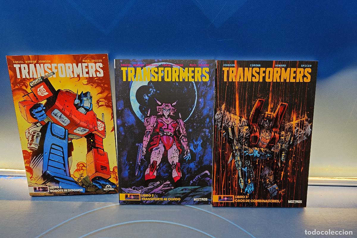 C&oacute;mics: comic, Transformers, tomo 1, 2 y 3