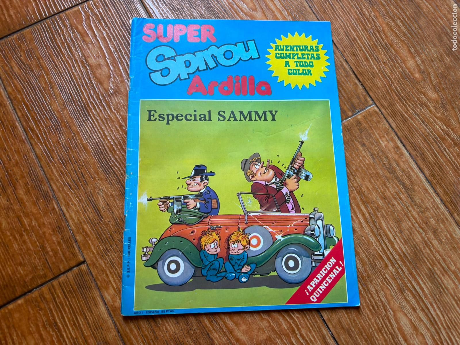 C&oacute;mics: SUPER SPIROU ARDILLA. N&ordm; 2. ESPECIAL SAMMY. EDITORA MUNDIS, 1980
