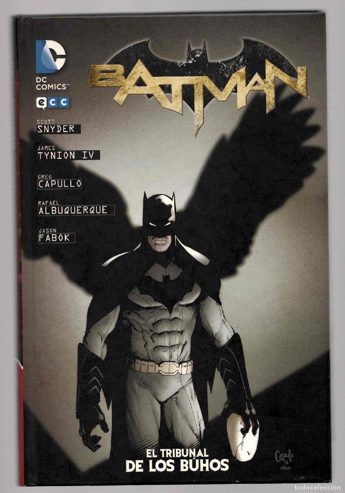 C&oacute;mics: BATMAN EL TRIBUNAL DE LOS BUHOS. SCOTT SNYDER. ECC 2014