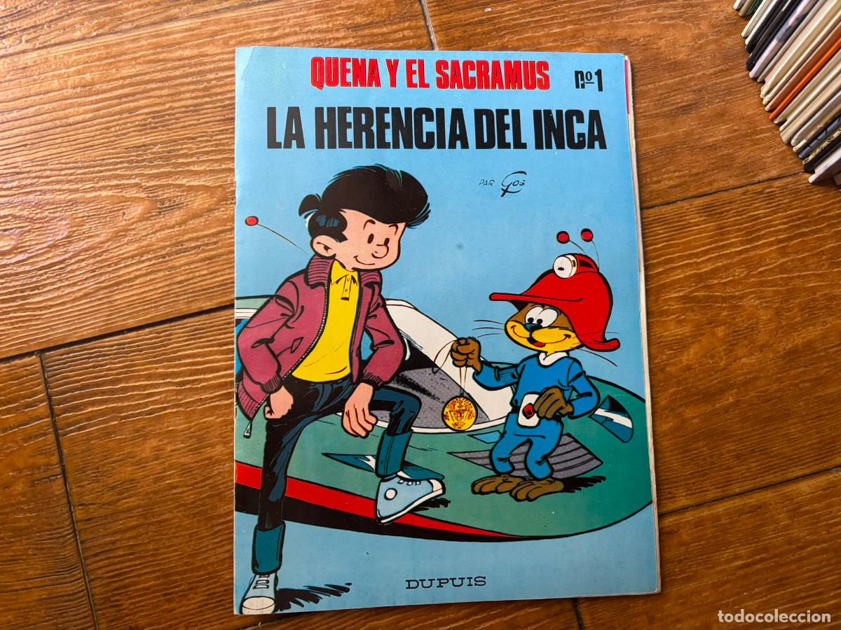 C&oacute;mics: TAPAS SPIROU ARDILLA PARA QUENA Y SACRAMUS EDITORA MUNDIS, 1980