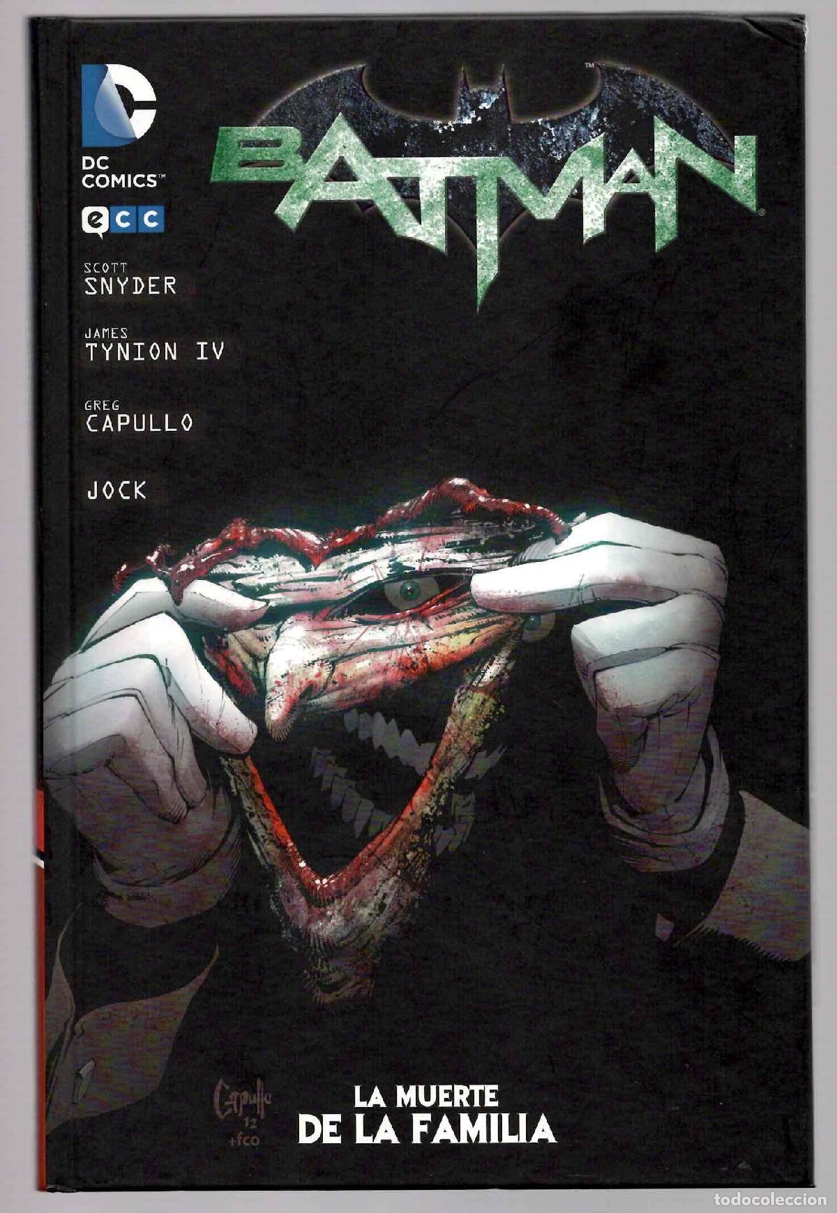 C&oacute;mics: BATMAN LA MUERTE DE LA FAMILIA. SCOTT SNYDER. ECC 2015