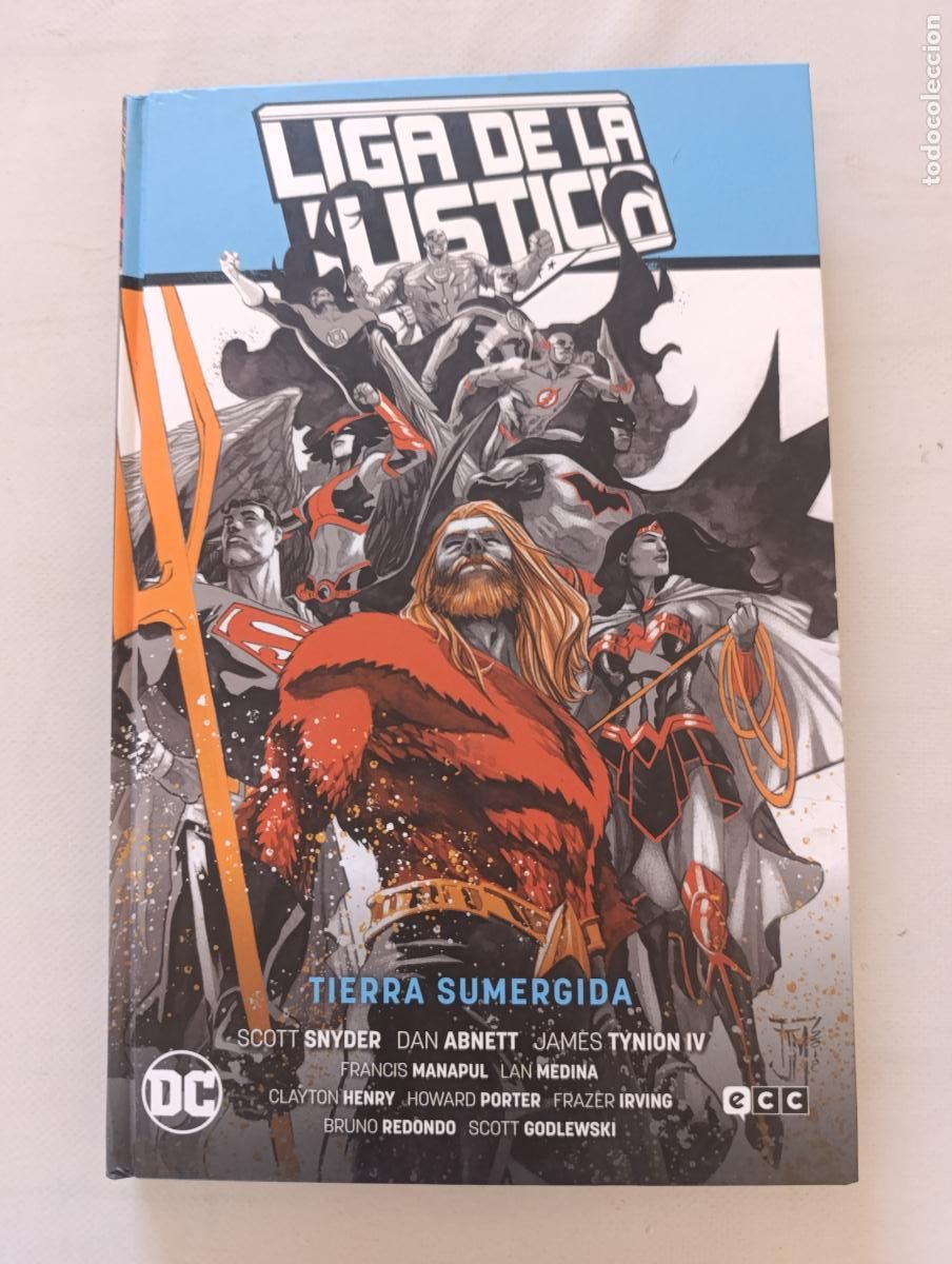 Fumetti: LIGA DE LA JUSTICIA VOL. 2: TIERRA SUMERGIDA - DC - ECC - TAPA DURA (FJw)