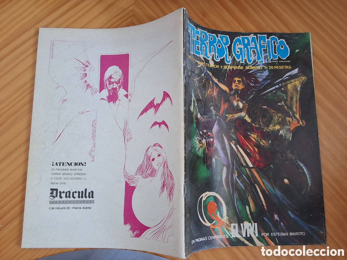 C&oacute;mics: Terror grafico comic n&uacute;mero 9 a&ntilde;o 1973 edita Ursus