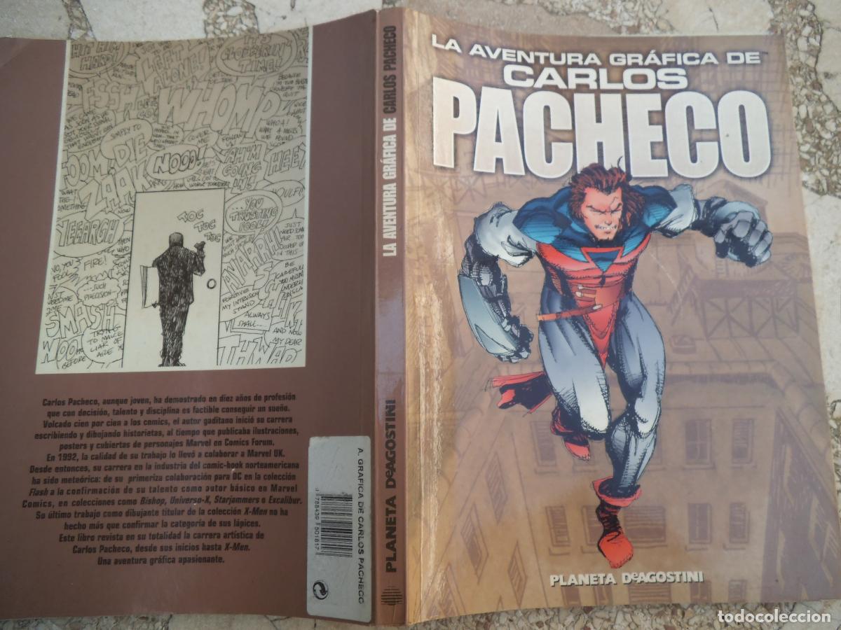 C&oacute;mics: comic, las aventuras graficas de carlos pacheco, planeta deagostini, 19x27, tapa blanda, 230 paginas