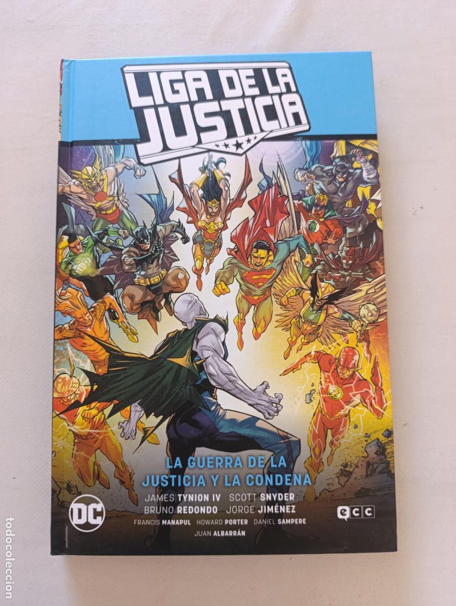 C&oacute;mics: LIGA DE LA JUSTICIA VOL. 5: LA GUERRA DE LA JUSTICIA Y LA CONDENA - DC - ECC - TAPA DURA (IJw)