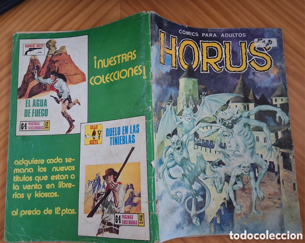 C&oacute;mics: Horus comic n&uacute;mero 6 a&ntilde;o 1975 edita producciones