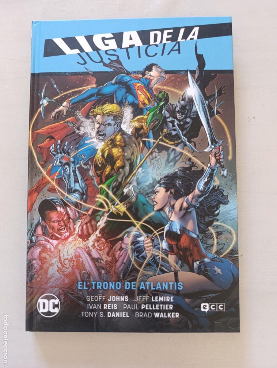 C&oacute;mics: LIGA DE LA JUSTICIA VOL. 3: EL TRONO DE ATLANTIS - DC - ECC - TAPA DURA (FI1w)