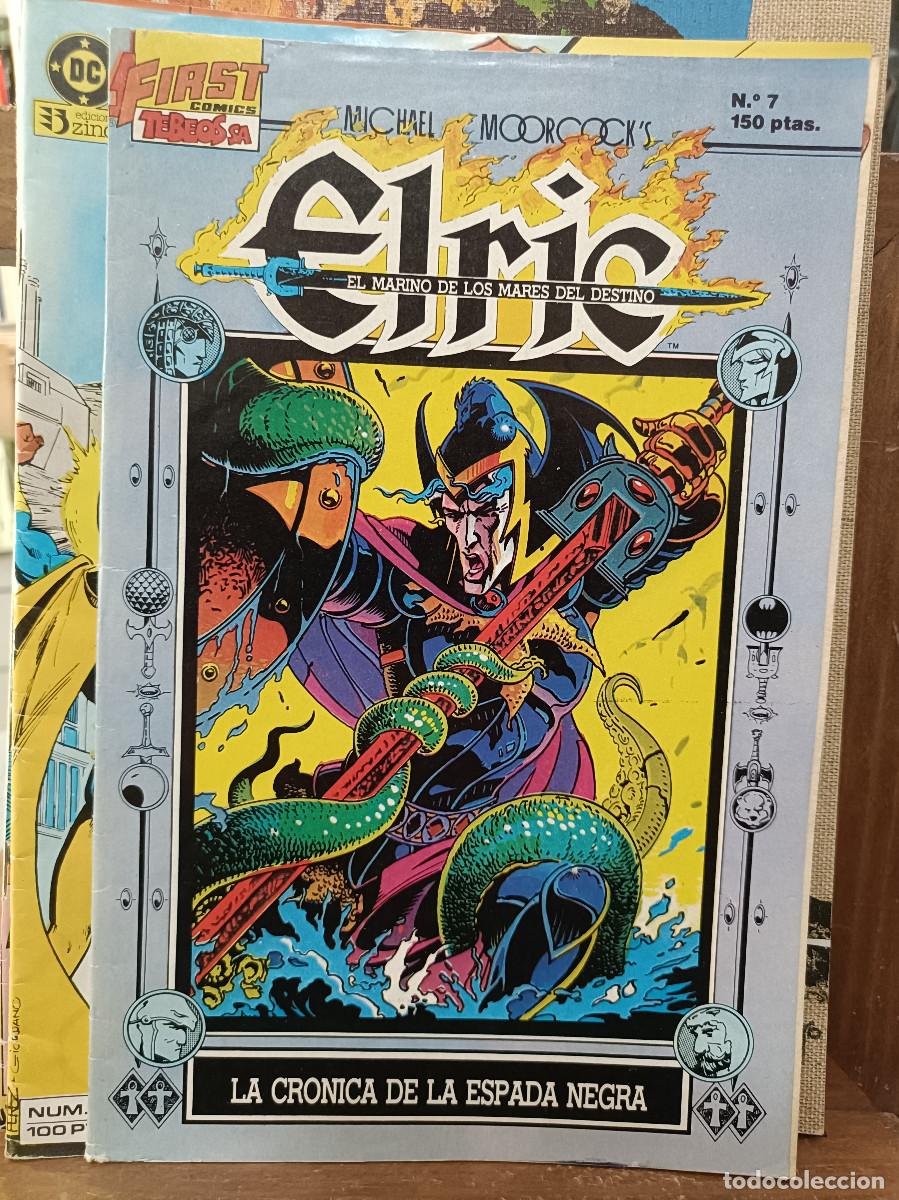C&oacute;mics: Elric, Cr&oacute;nica de la Espada Negra - n&ordm; 7 - First Comics 1987